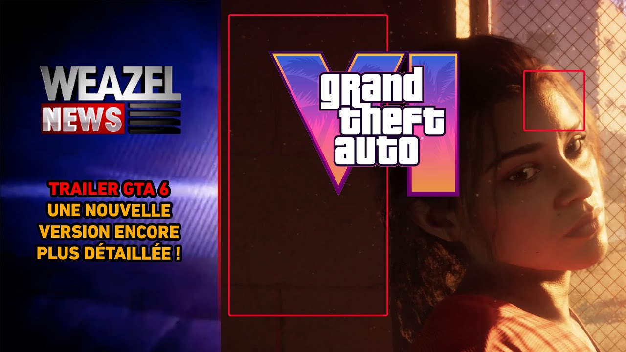 GTA 6 : UNE NOUVELLE VERSION DU TRAILER ENCORE PLUS DÉTAILLÉE
