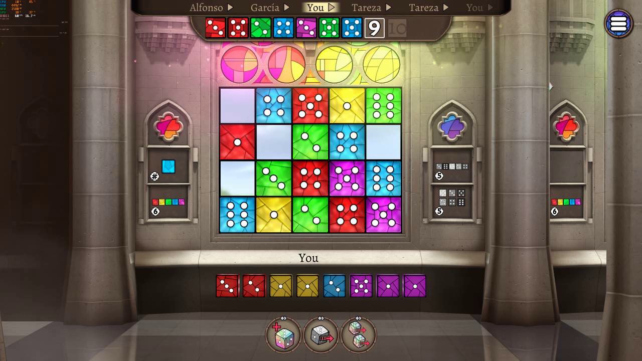 Sagrada gameplay (Steam)
