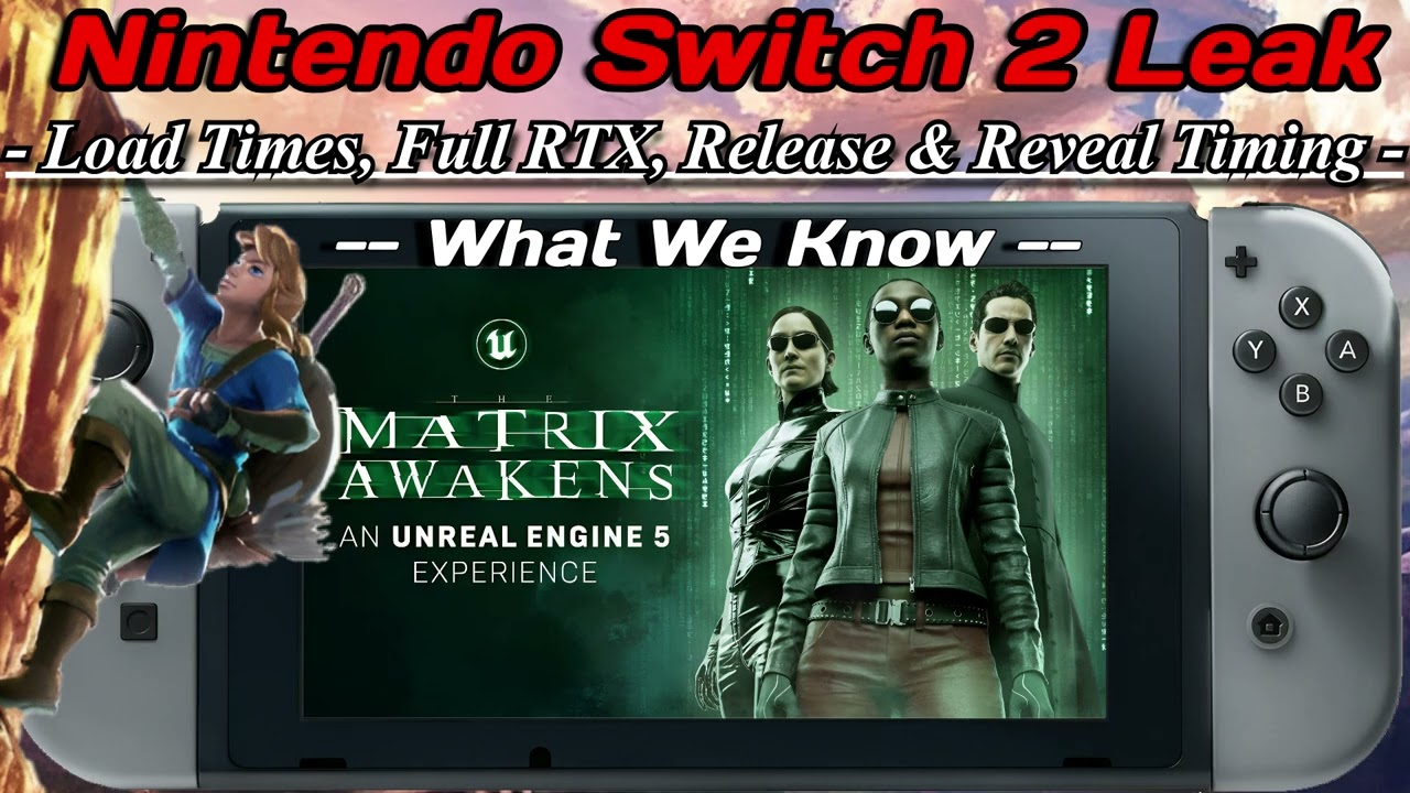 Nintendo Switch 2 Leak: Release & Reveal Timing, Load Times, Full RTX - Here's What We Know (ft MVG)