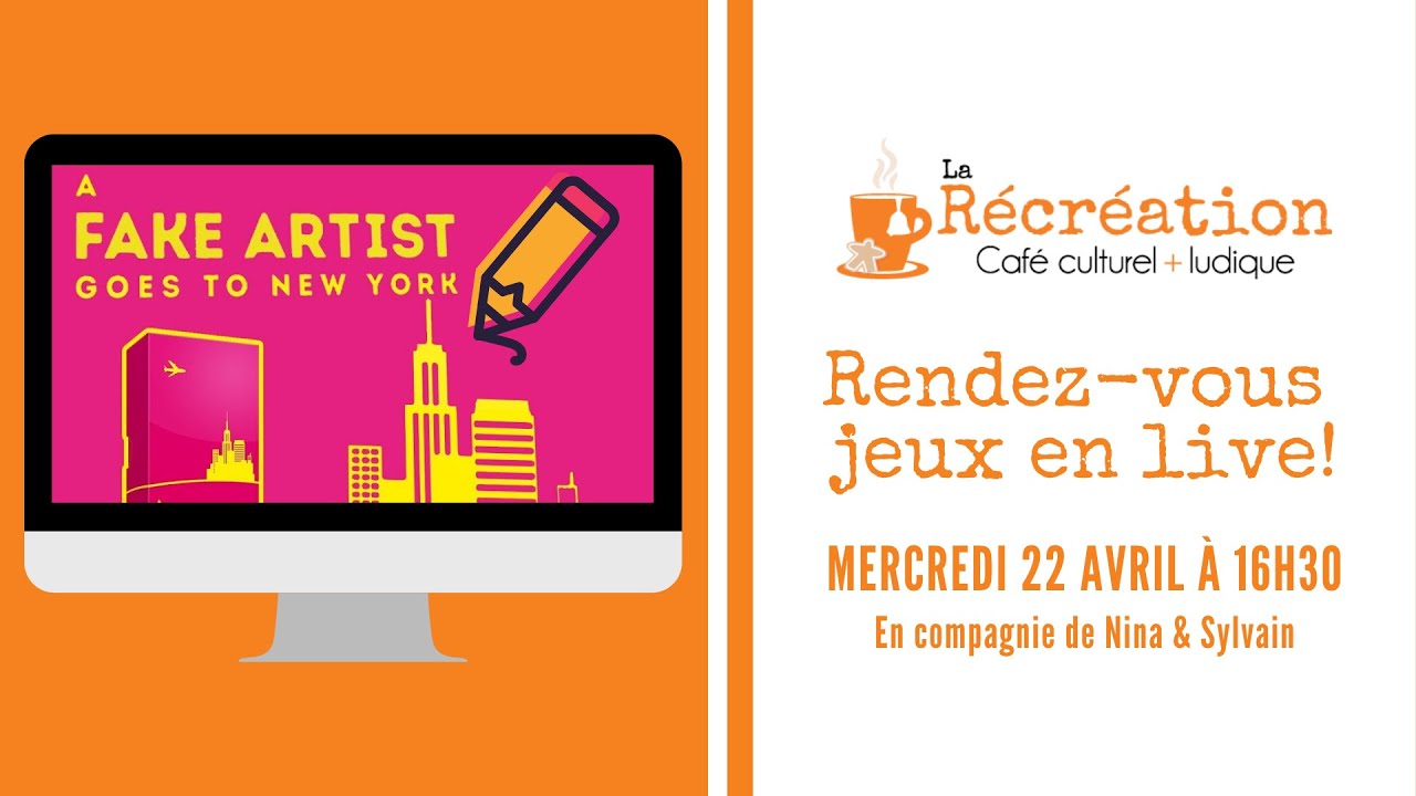 Rendez vous jeux en Live! - A Fake Artist Goes to New York