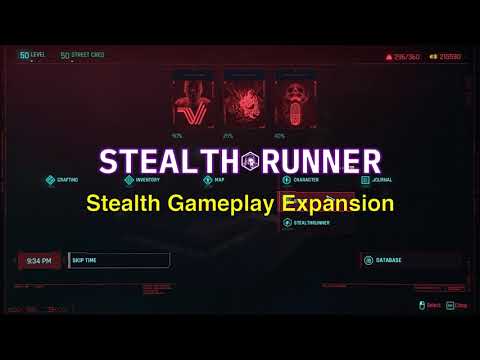 Stealthrunner Cyberpunk 2077 Mod Trailer
