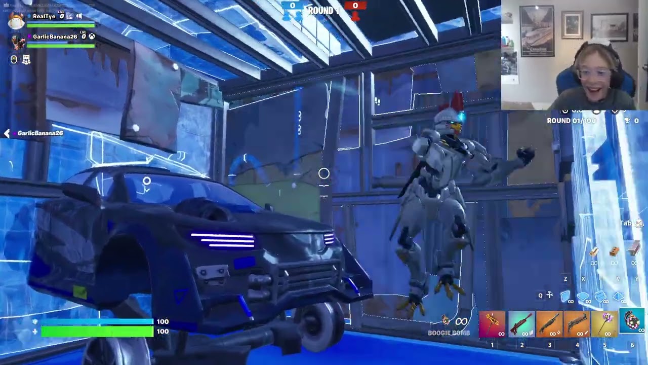 FORTNITE CRAZY RED VS BLUE REVIEW & MAP CODE