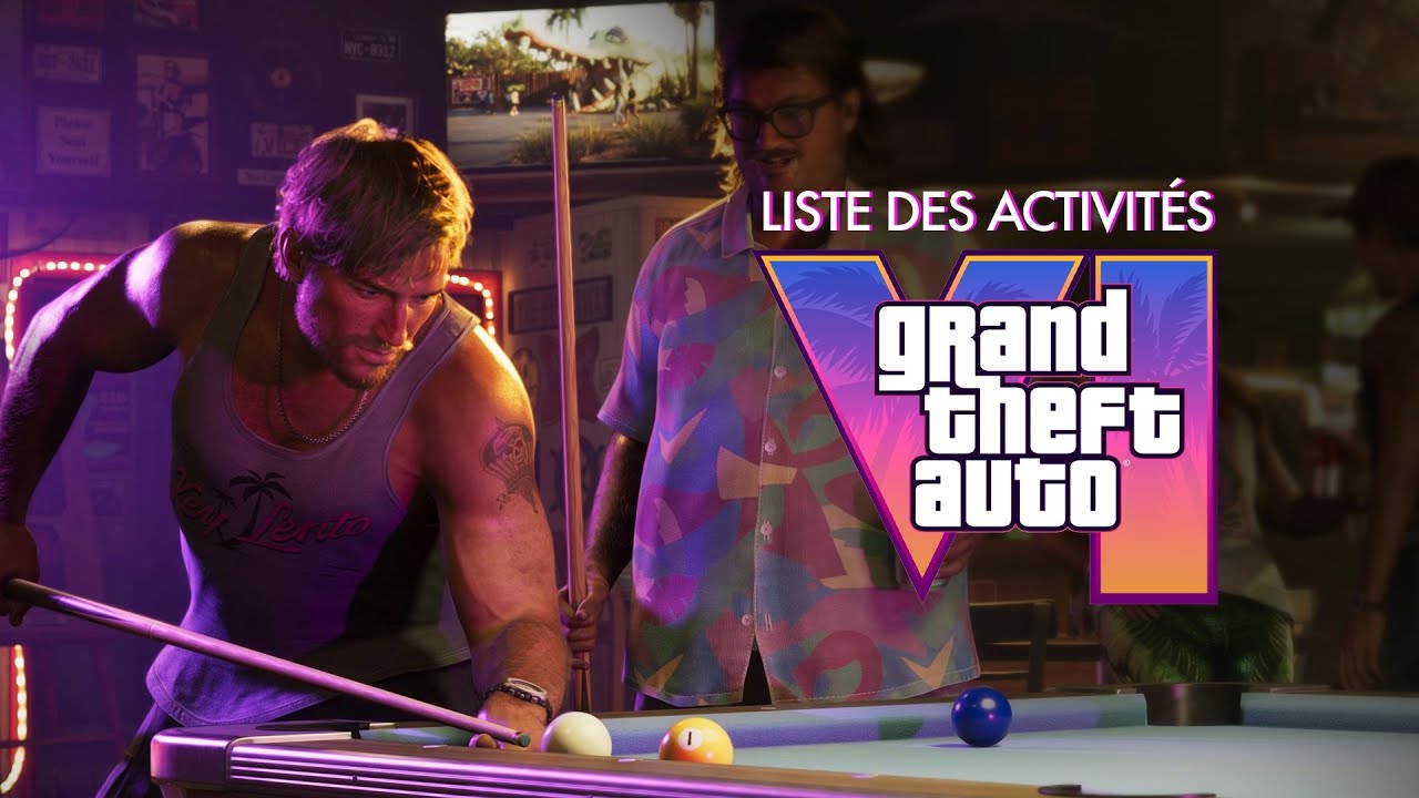 GTA 6 : TOUTES LES PREMIÈRES ACTIVITÉS DU JEU (BILLARD, PÊCHE, BASKET...)