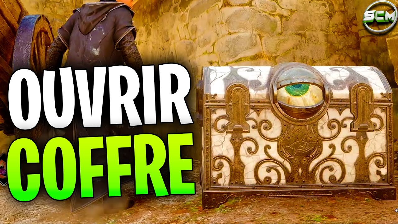 Comment Ouvrir les Coffre avec un Oeil Hogwarts Legacy, Astuce Tuto Guide Coffre avec des Yeux