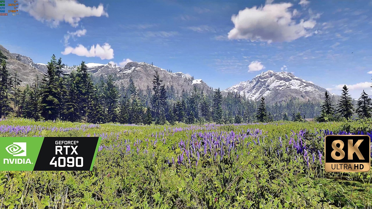 [8K100] Red Dead Redemption 2 Mods - RTX 4090 gameplay with Ultra realistic graphics -RAYTRACING