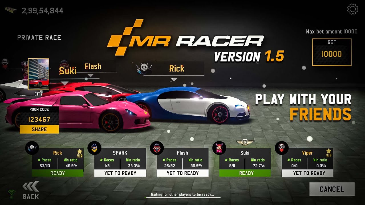 MR RACER - Real-Time Multiplayer Racing | Race with Friends | Best Car Racing Game