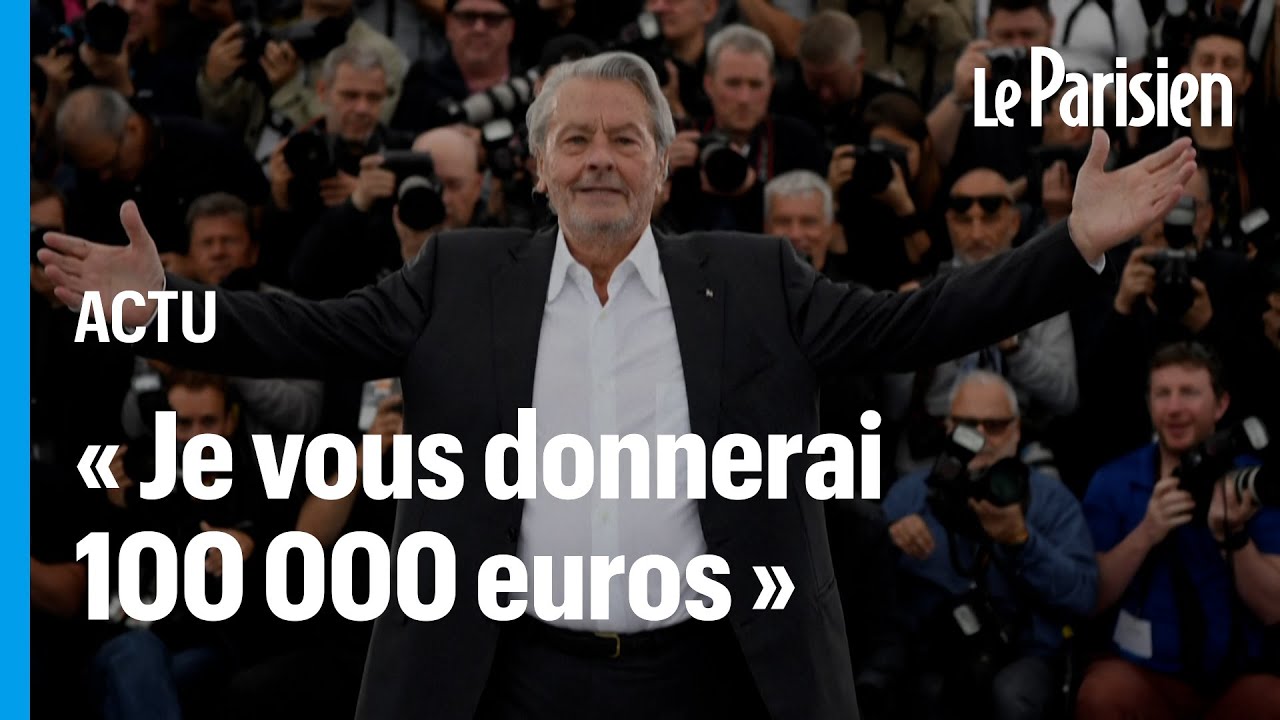 « Chacun pourra gagner 4 000 euros » : une escroquerie en ligne utilise l'image d'Alain Delon