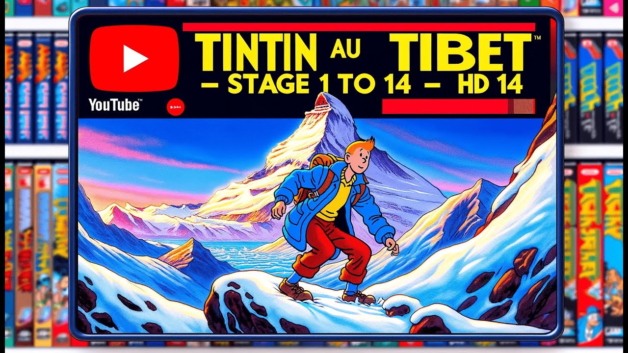 Tintin au tibet | SNES | Stage de 1 à 14 |  Atrex  [HD]