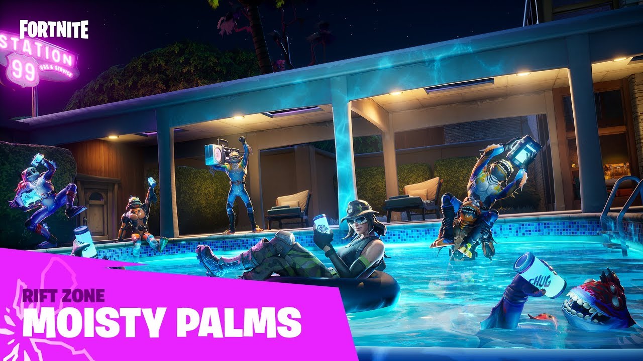 Fortnite - Rift Zone - Moisty Palms