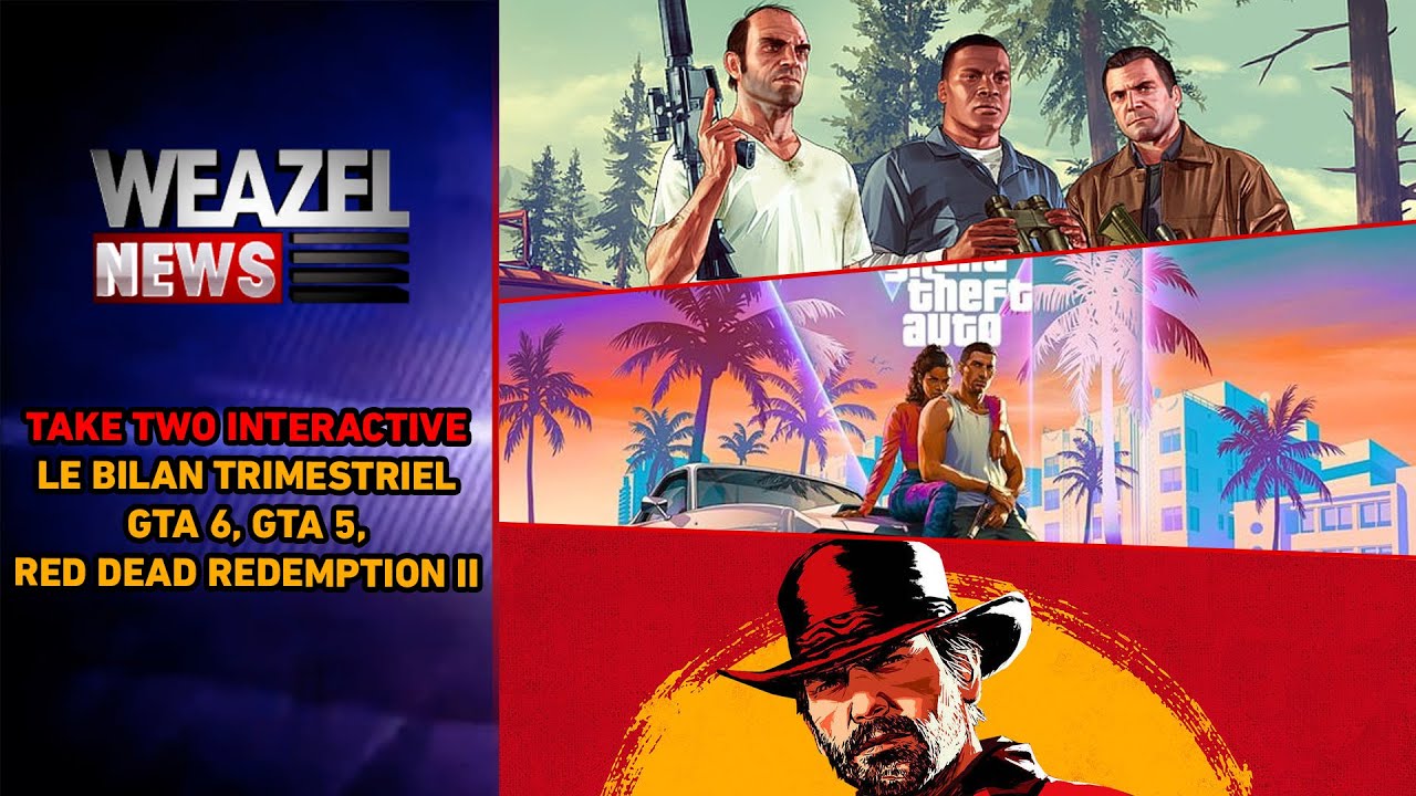 GTA 6 CONFIRMÉ POUR L'AUTOMNE 2025, GTA 5 ATTEINT LES 205 MILLIONS ET 67 MILLIONS DE RED DEAD 2 !
