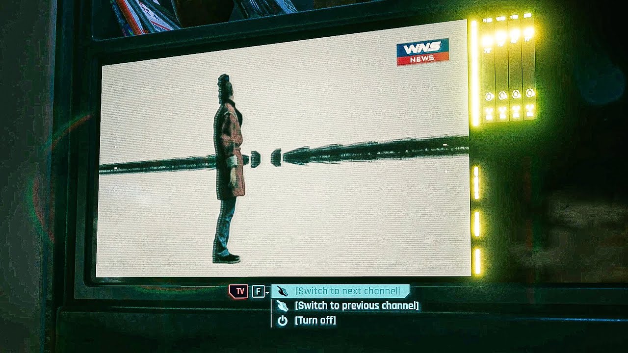 Cyberpunk 2077 The Matrix Easter Egg - Clothes... lots of clothes