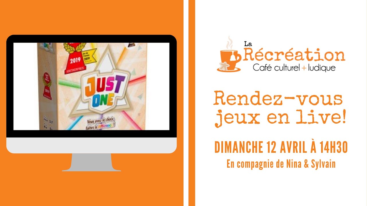 Rendez vous jeux en Live! - Just One