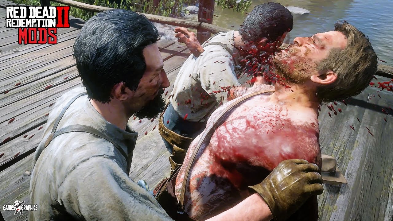 Red Dead Redemption 2 - Most Brutal Fights! (2023)