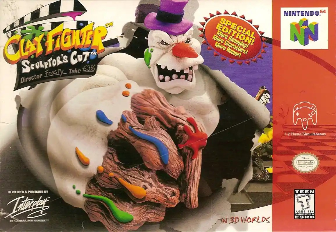 CLAY FIGHTER: SCULPTOR’S CUT – Environ 2500 à 3500 $