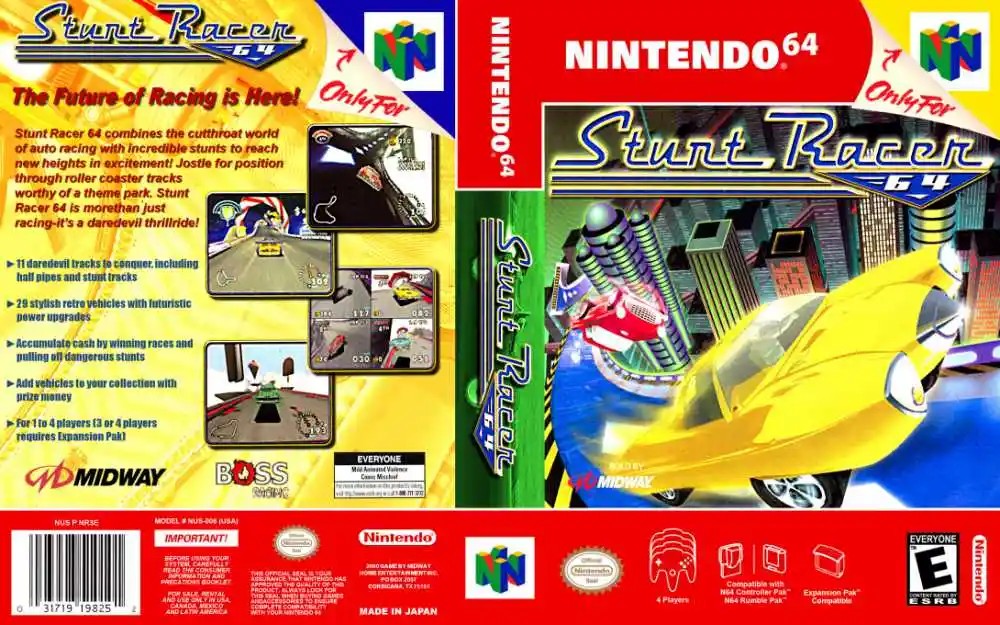 STUNT RACER 64 – Environ 2000 $