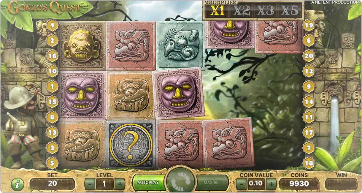 Gameplay (1) Ambiance, thème et graphisme de Gonzo’s Quest