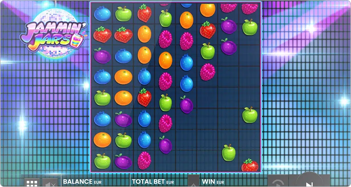 L’identité visuelle de la slot Jammin’ Jars