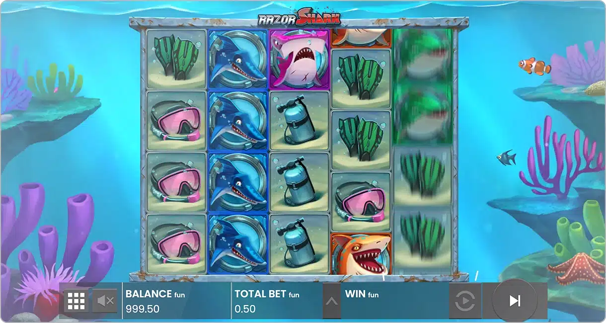 le gameplay de Razor Shark