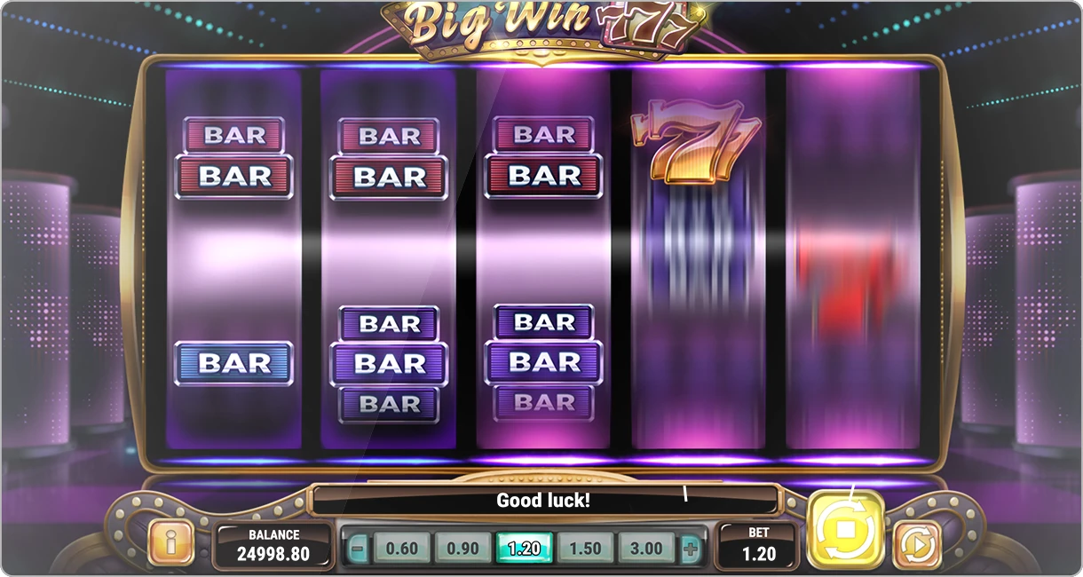 gameplay de la machine à sous Big Win 777