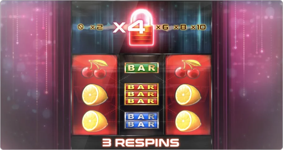 le bonus Locked Reels Respin dans win win la slot