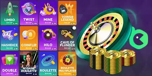 Inscription BC.Game Casino