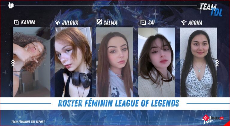 Découvrez la nouvelle équipe féminine de TDL Esport sur League of Legends