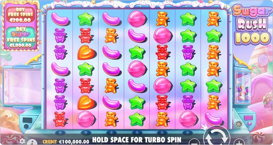 Le thème et le design de Sugar Rush 1000