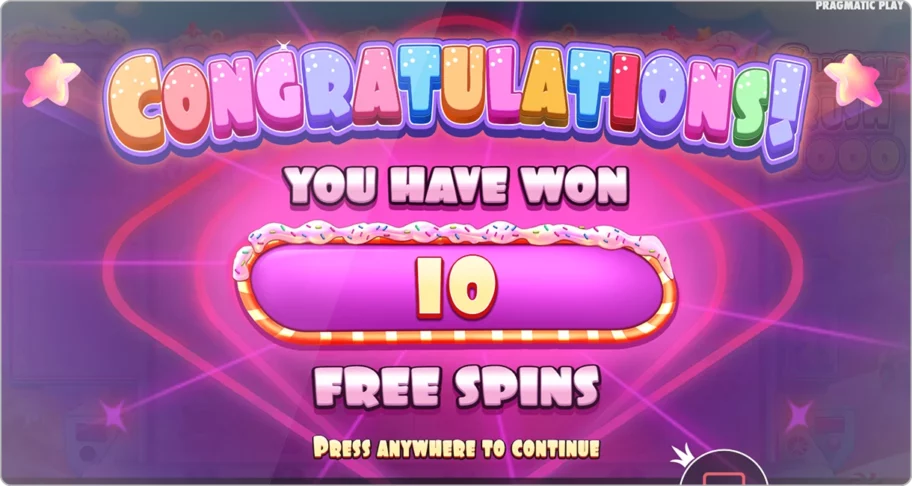 Les fonctionnalités et bonus disponibles sur Sugar Rush 1000