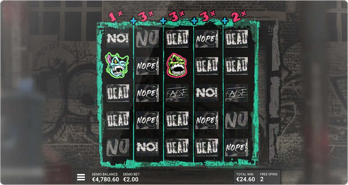 Le mode Free Spins de chaos crew