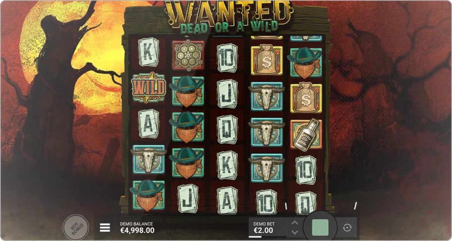 Thème et design du gameplay Wanted Dead Or a Wild