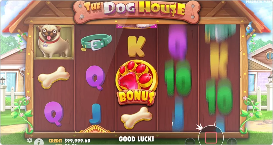Thème et design de la slot The Dog House