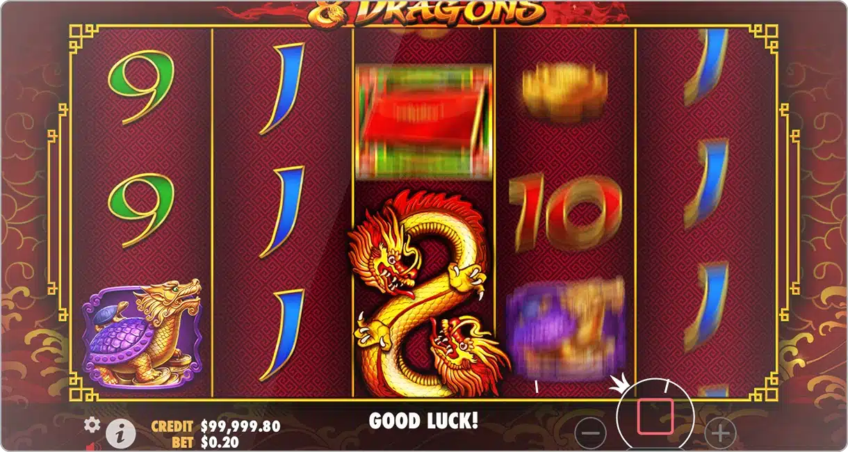 design et ambiance du jeu 8 Dragons