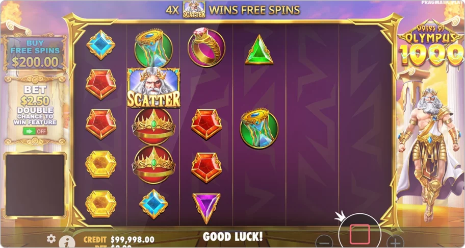 la machine à sous gates of olympus 1000