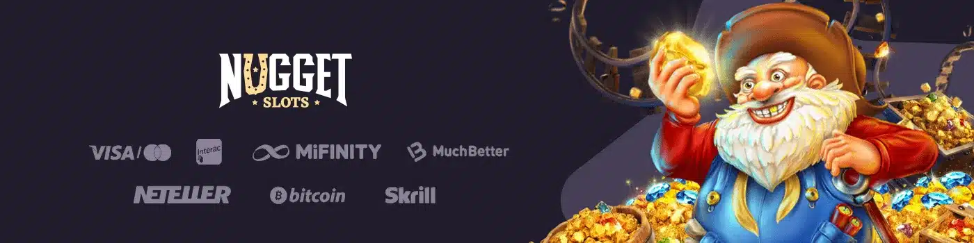Moyens de paiement Nuggetslots Casino