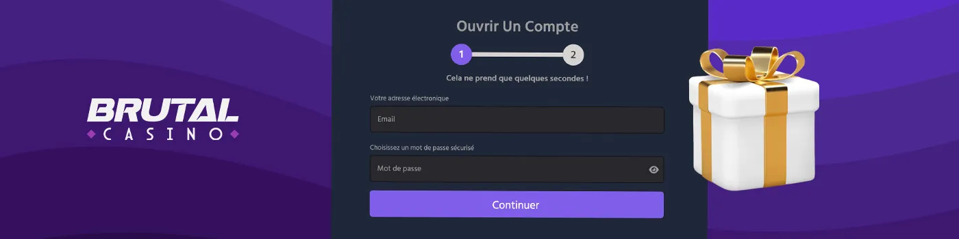 S'inscrire sur le casino Brutal