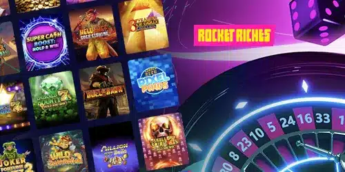 Les jeux disponibles chez Rocket Riches Casino