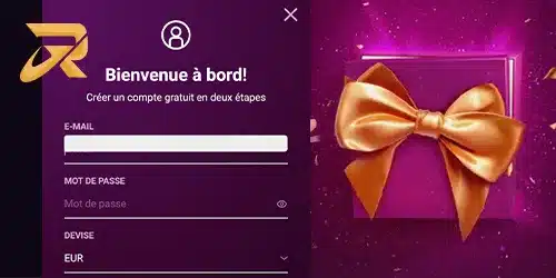 S'inscrire sur Ricky Casino