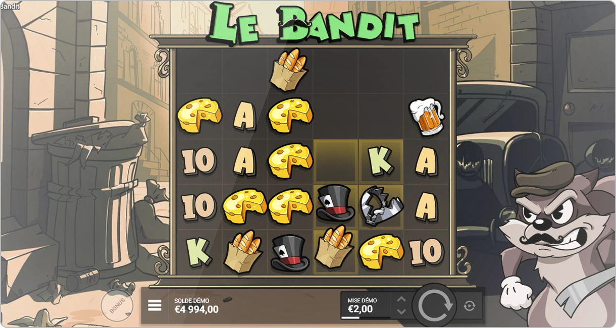 Comment jouer à Le Bandit et gagner 