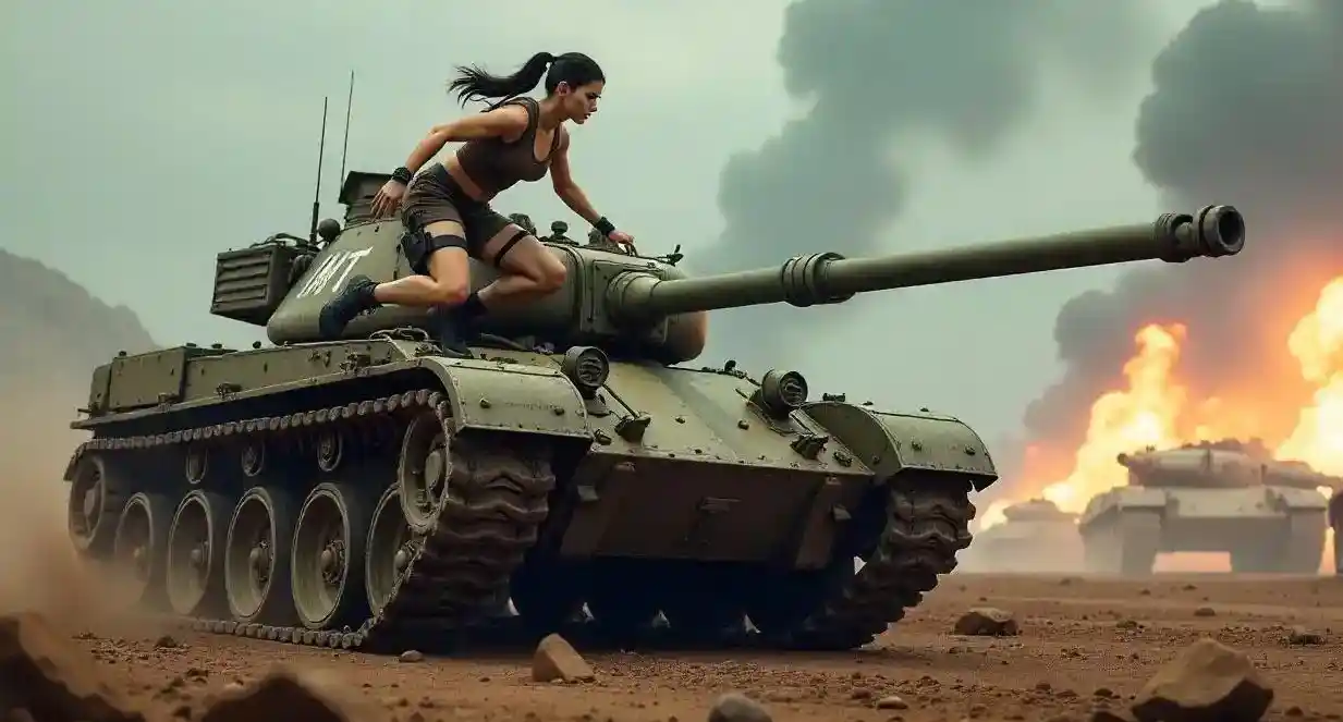 Lara Croft prend le contrôle des chars, l'icône de Tomb Raider débarque dans World of Tanks