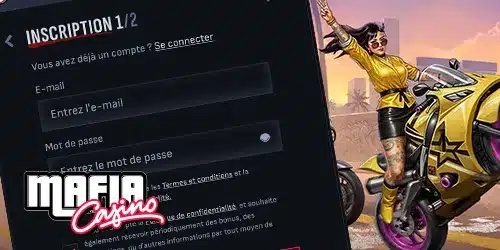 S'inscrire sur le casino Mafia