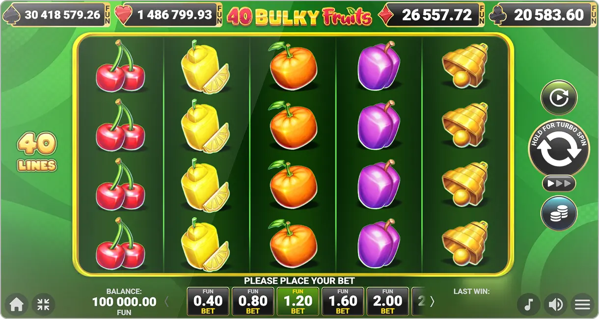 Image du jeu 40 Bulky Fruits