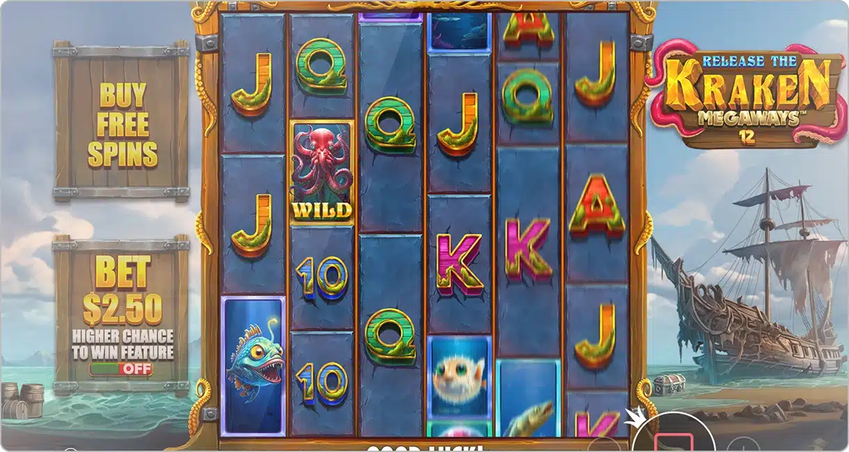 Jouer gratuitement à Release the Kraken Megaways