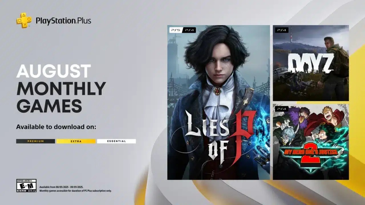 Jeux gratuits PS Plus aout 2025