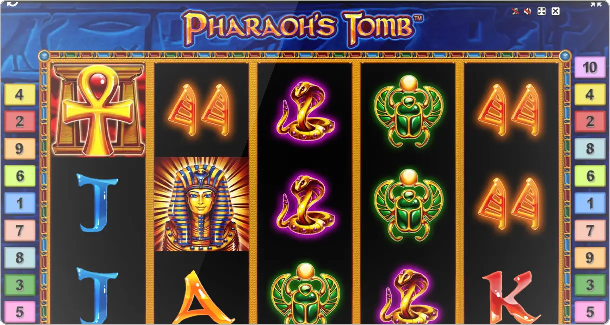 Jouer à Pharaoh's tomb de Novomatic