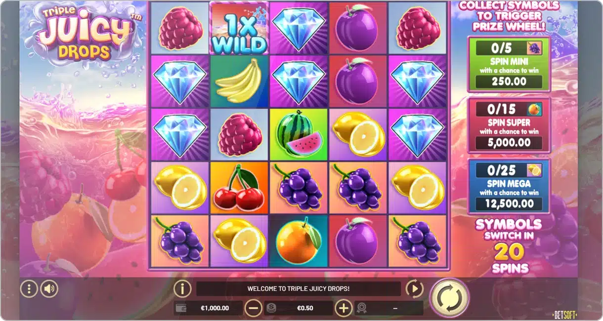 Jouer à Triple Juicy Drops de Betsoft