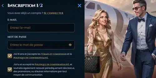 s’inscrire sur le casino Wonderluck