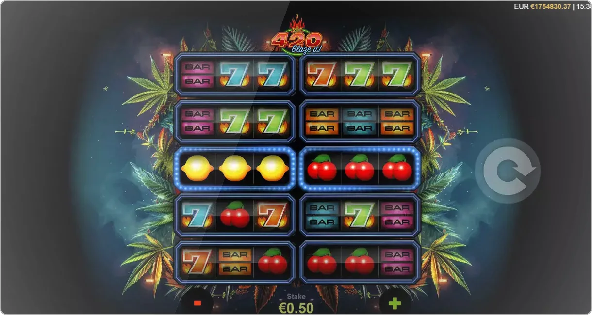 Image du jeu 420 Blaze It de 1x2 Gaming