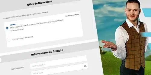 Inscription Betway