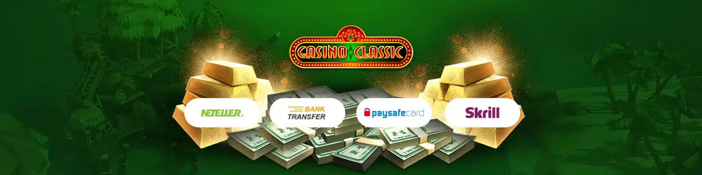 paiements sur Classic Casino