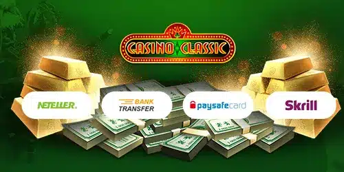 paiements sur Classic Casino